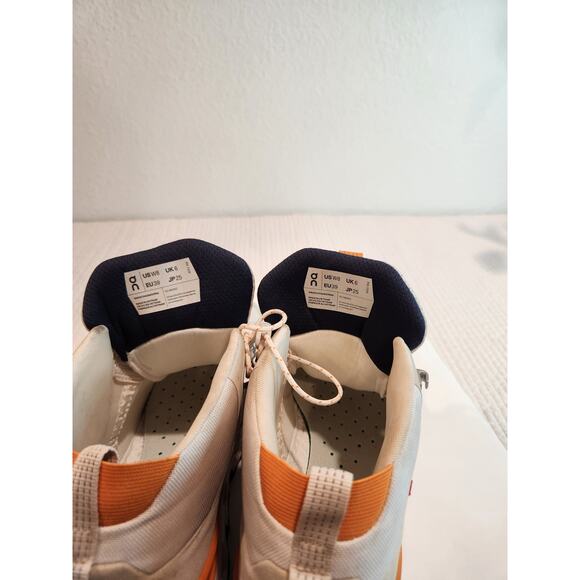 On Cloudtrax Hiking Shoes Women’s 8‎ Beige Orange Trail Sneakers EU 39 - Picture 7 of 11